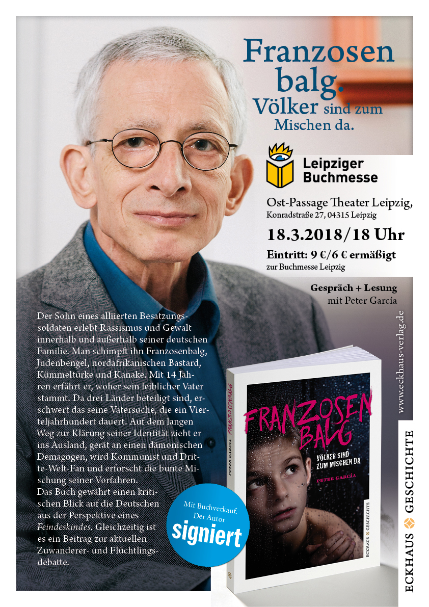 Plakat Peter Garcia zur Leipziger Buchmesse