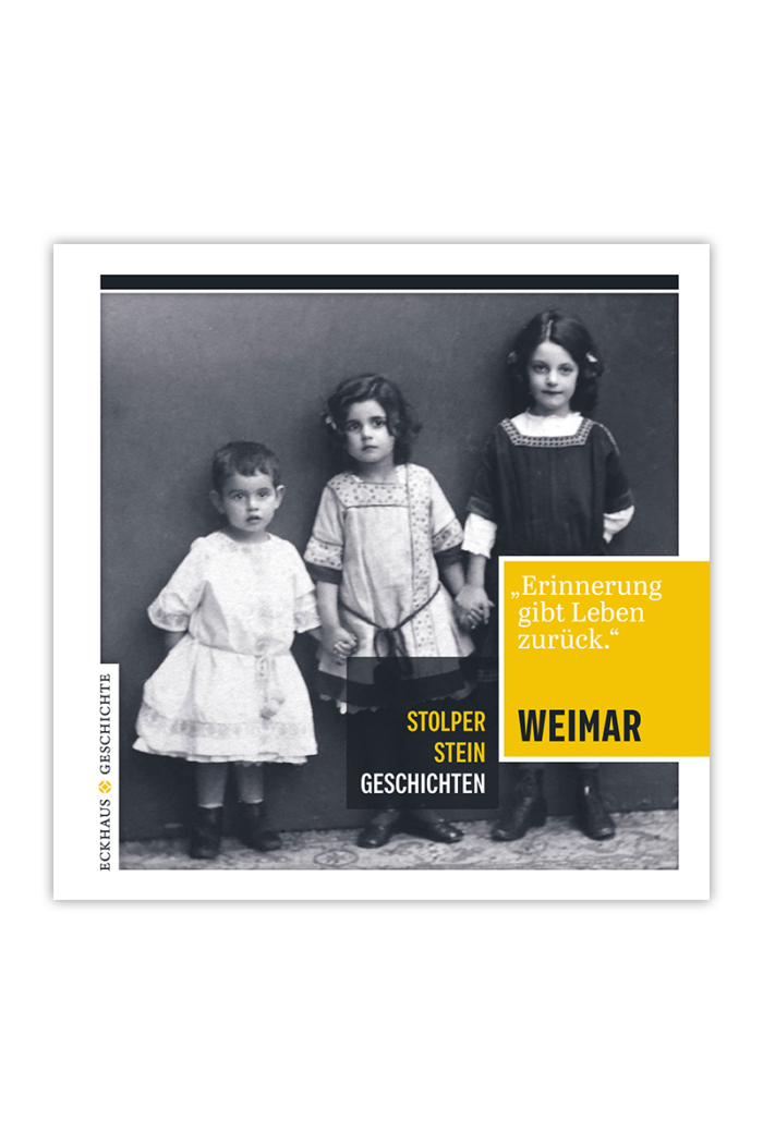 Buchcover Stolperstein Geschichten Weimar